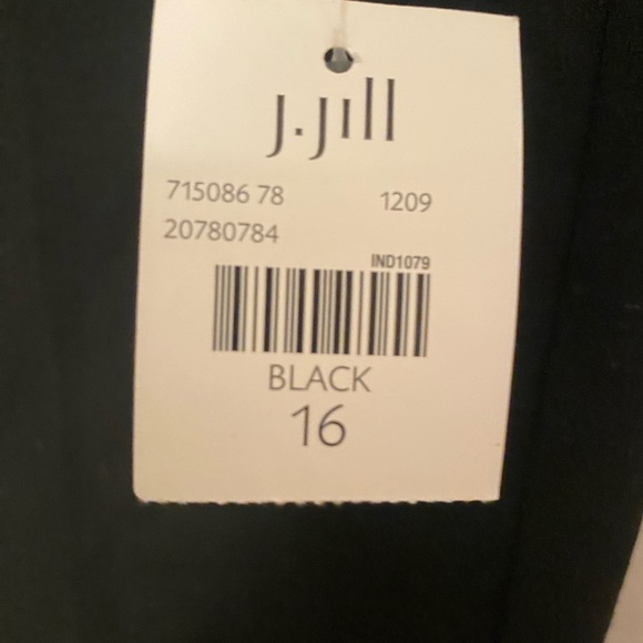 Nwt jjill black trousers with pockets size 16 - Picture 2 of 5